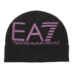Emporio Armani Cappello tinta unita con Logo Nero per Bambina 7X000006A NERO EMPORIO ARMANI 
