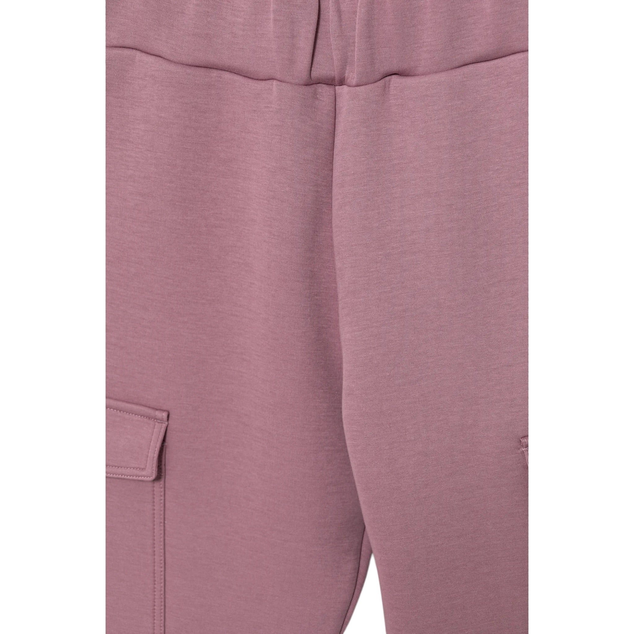 Emporio Armani Completo 2 Pezzi Felpa-Pantalone tinta unita Viola per Bambina AF131511 VIOLA EMPORIO ARMANI 