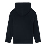 Emporio Armani Felpa Chiusa con Cappuccio tinta unita Blu per Bambino EB000551 BLU EMPORIO ARMANI 