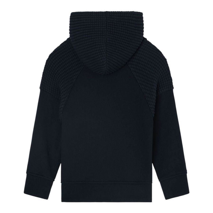 Emporio Armani Felpa Chiusa con Cappuccio tinta unita Blu per Bambino EB000551 BLU EMPORIO ARMANI 