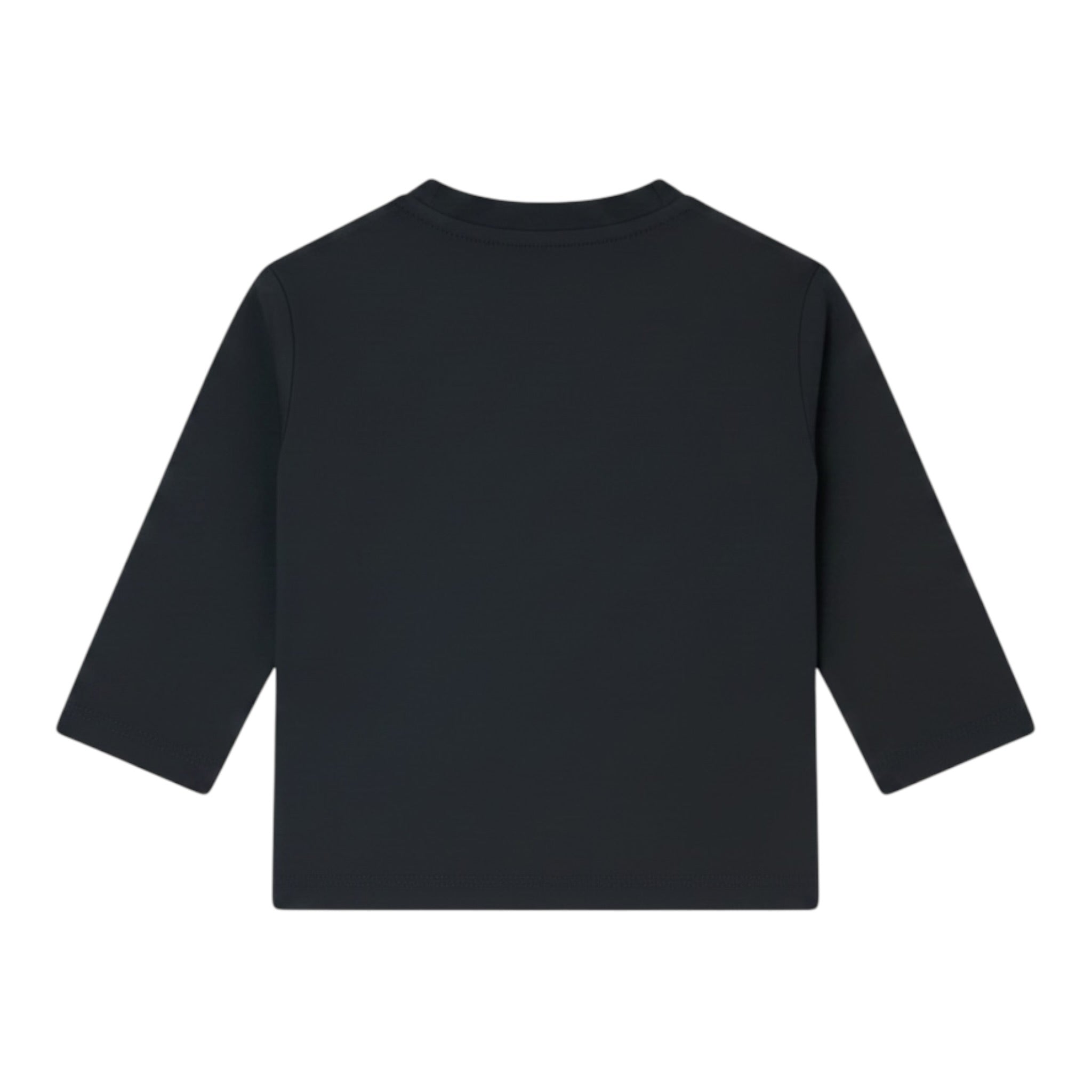 Emporio Armani Shirt tinta unita con Logo Nero per Bambino EB000725 NERO EMPORIO ARMANI 