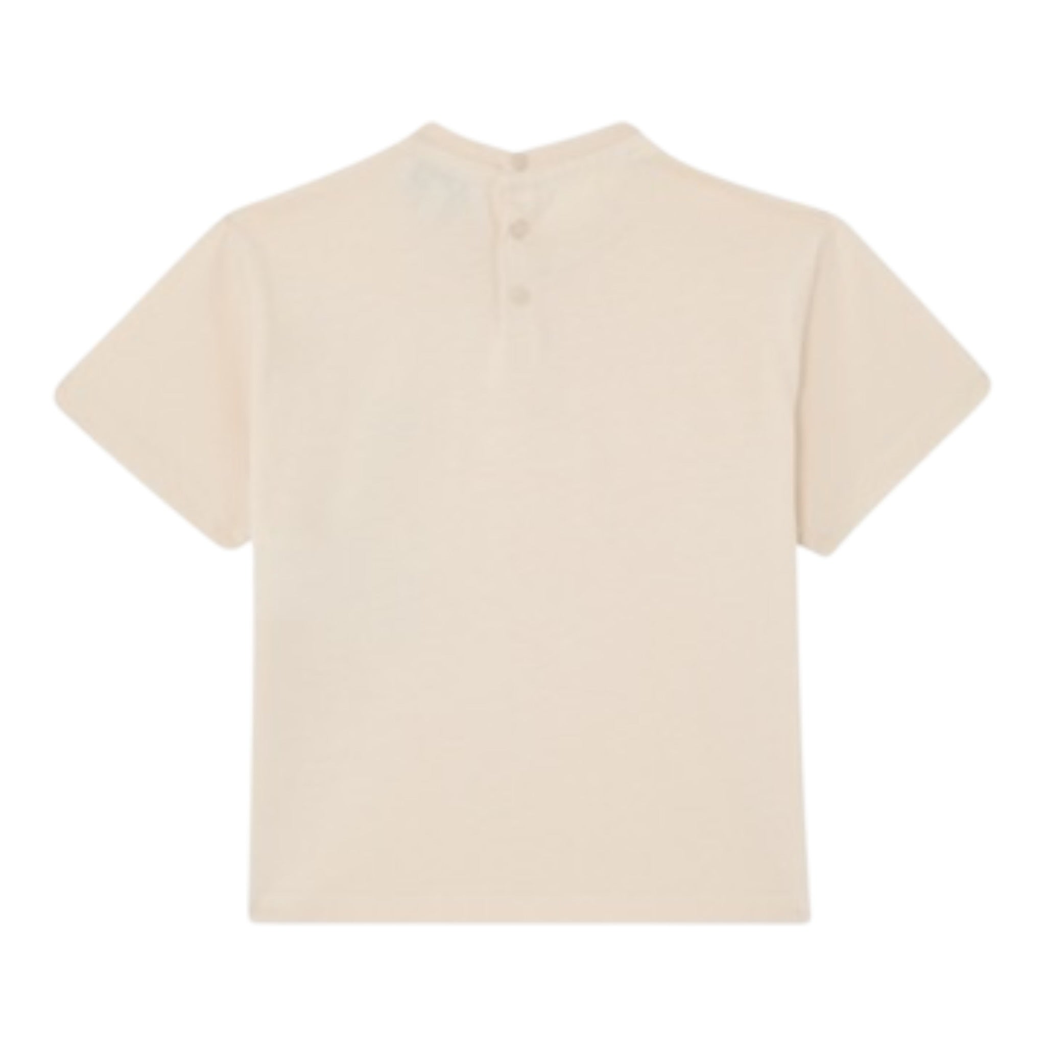 Emporio Armani T-Shirt Girocollo tinta unita Beige per Bambino EB000796 BEIGE EMPORIO ARMANI 