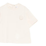 Emporio Armani T-Shirt Girocollo tinta unita Beige per Bambino EB000796 BEIGE EMPORIO ARMANI 