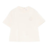 Emporio Armani T-Shirt Girocollo tinta unita Beige per Bambino EB000796 BEIGE EMPORIO ARMANI 