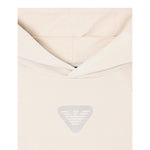 Emporio Armani Felpa Chiusa con Cappuccio tinta unita Beige per Bambino EB000835 BEIGE EMPORIO ARMANI 