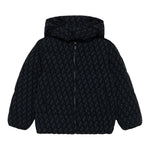 Emporio Armani Giubbino tinta unita con Zip E Cappuccio Nero per Bambino EB00495 NERO EMPORIO ARMANI 