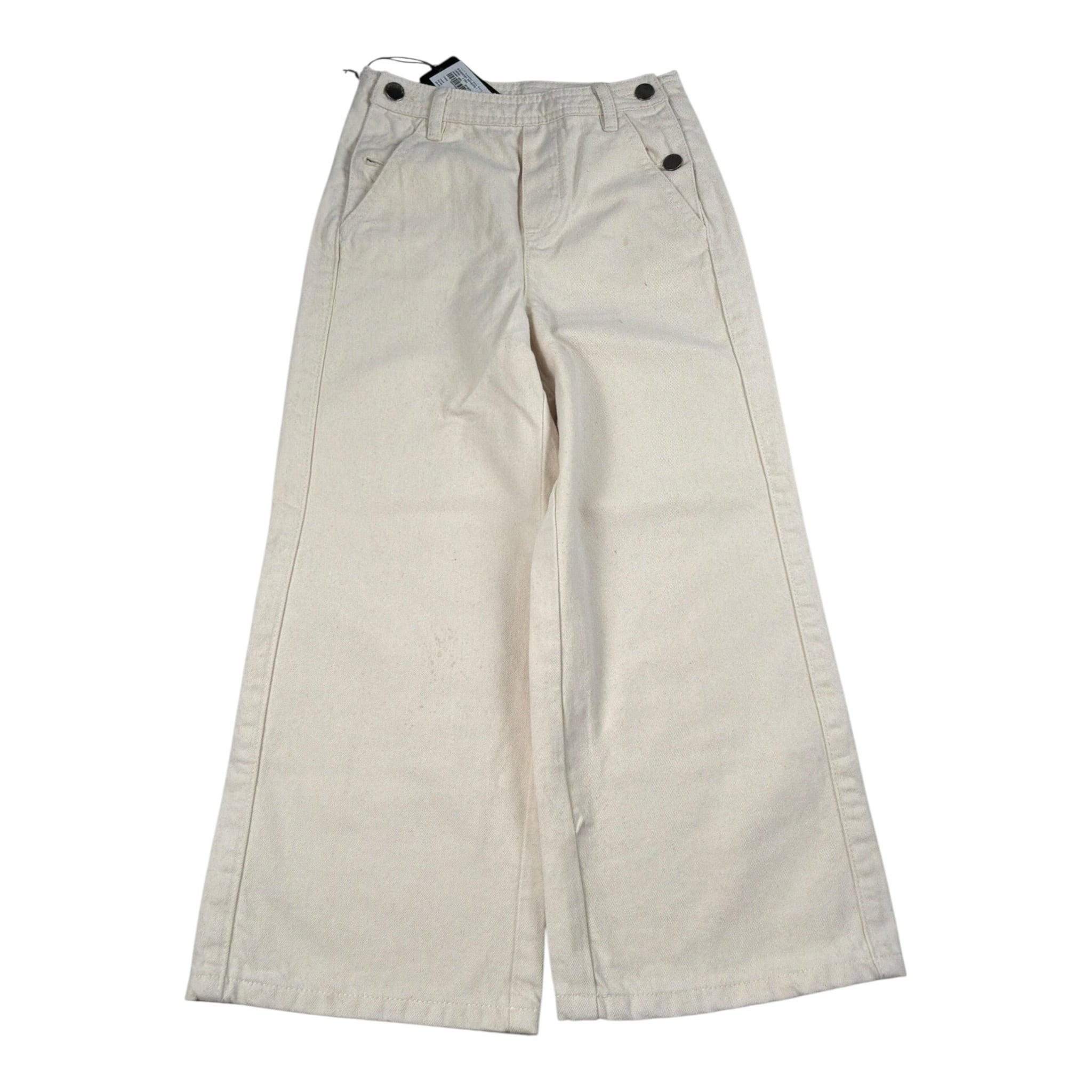 Emporio Armani Pantalone tinta unita A Palazzo Beige per Bambina RG000381 BEIGE EMPORIO ARMANI 