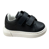 Emporio Armani Sneakers tinta unita con Strappi Blu per Bambino XMX022 BLU EMPORIO ARMANI 
