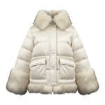 Ermanno Scervino Giubbino tinta unita con Zip E Cappuccio Beige per Bambina SFGB040 BEIGE ERMANNO SCERVINO 