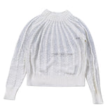 Ermanno Scervino Maglia tinta unita con Applicazioni Brillantini Bianco per Bambina SFMA044 BIANCO ERMANNO SCERVINO 