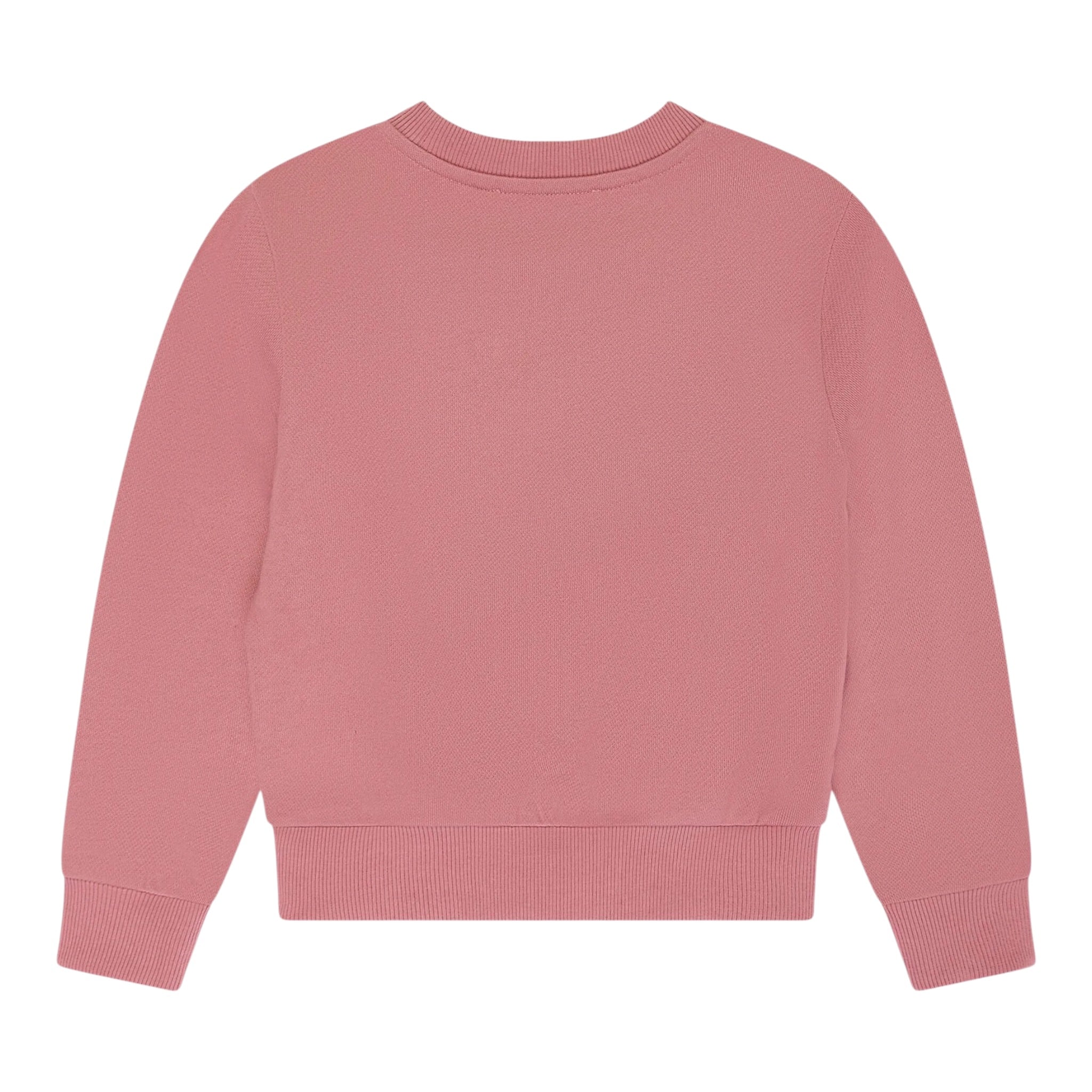 Etro Felpa Chiusa Girocollo tinta unita con Ricamo Rosa per Bambina GV4A60 ROSA ETRO 