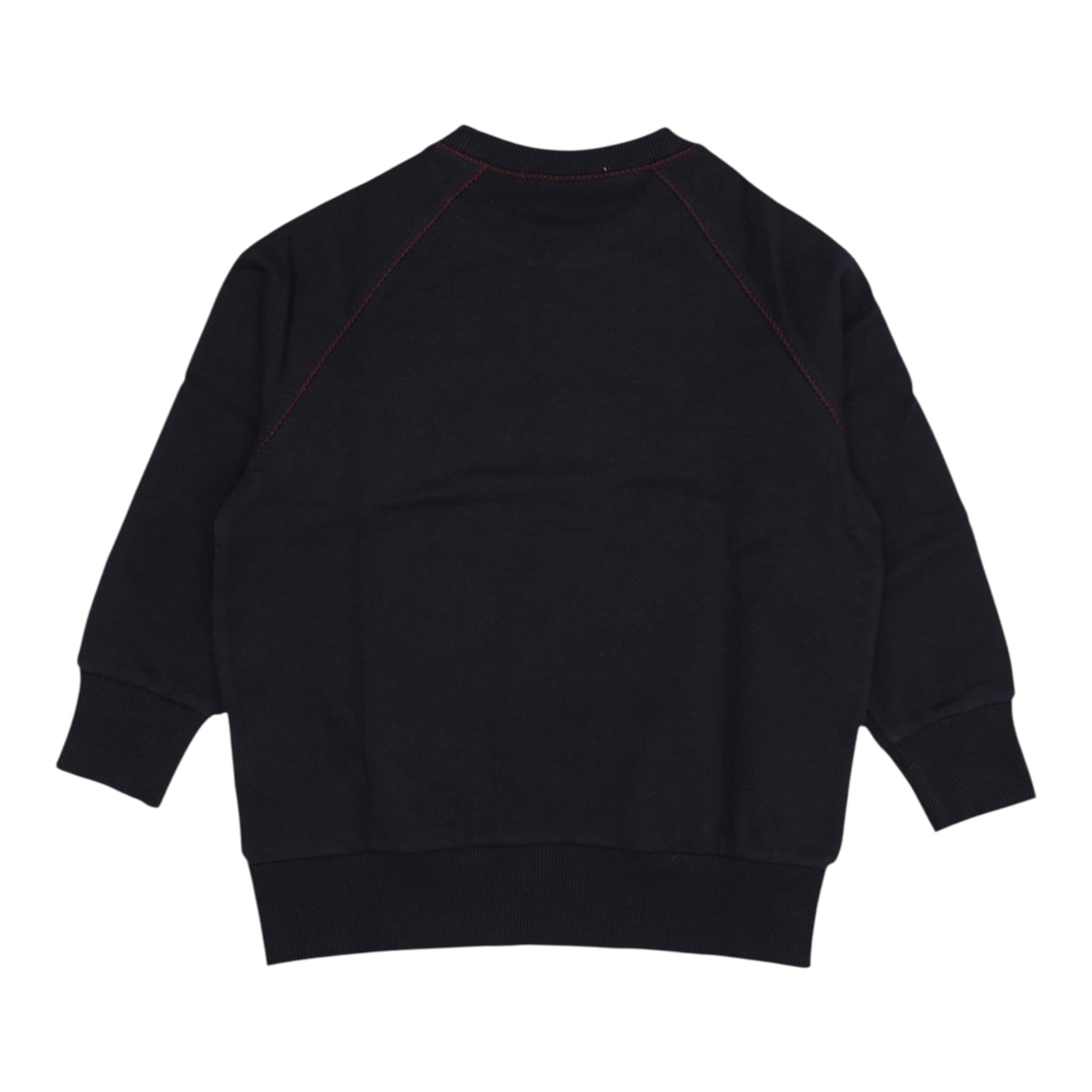 Etro Felpa Chiusa Girocollo tinta unita con Stampa Logo Blu per Bambino GV4P10 BLU ETRO 