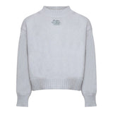 Etro Maglia Girocollo tinta unita con Ricamo Azzurro per Bambina GV9000J AZZURRO ETRO 