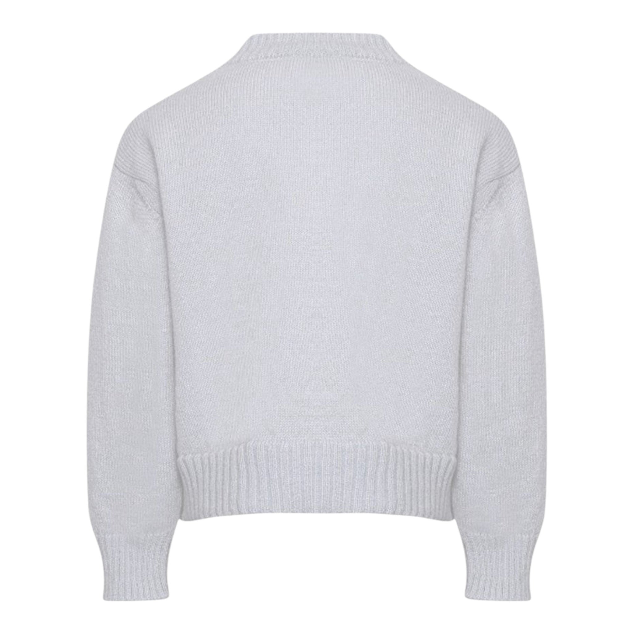 Etro Maglia Girocollo tinta unita con Ricamo Azzurro per Bambina GV9000J AZZURRO ETRO 