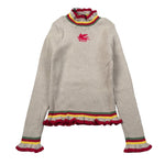 Etro Maglia Collo Alto tinta unita Beige per Bambina GV9A30 BEIGE ETRO 