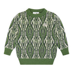 Etro Maglia Girocollo tinta unita Verde per Bambino GV9P20 VERDE ETRO 