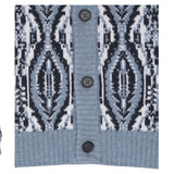 Etro Cardigan Stampa Fantasia Azzurro per Bambino GV9P40 AZZURRO ETRO 
