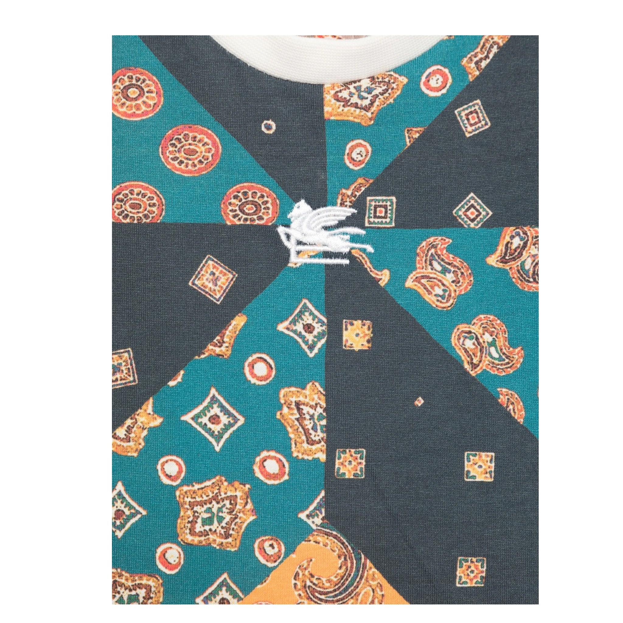 Etro T-Shirt Stampa Fantasia Multicolor per Neonato GW8521 MULTICOLOR ETRO 
