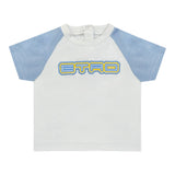 Etro T-Shirt tinta unita con Maniche In Contrasto Bianco per Neonato GW8561 BIANCO ETRO 