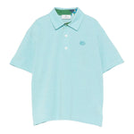 Etro Polo Mezza Manica tinta unita con Logo Azzurro per Bambino GW8P31 AZZURRO ETRO 