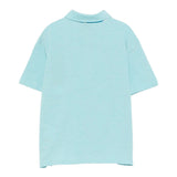 Etro Polo Mezza Manica tinta unita con Logo Azzurro per Bambino GW8P31 AZZURRO ETRO 