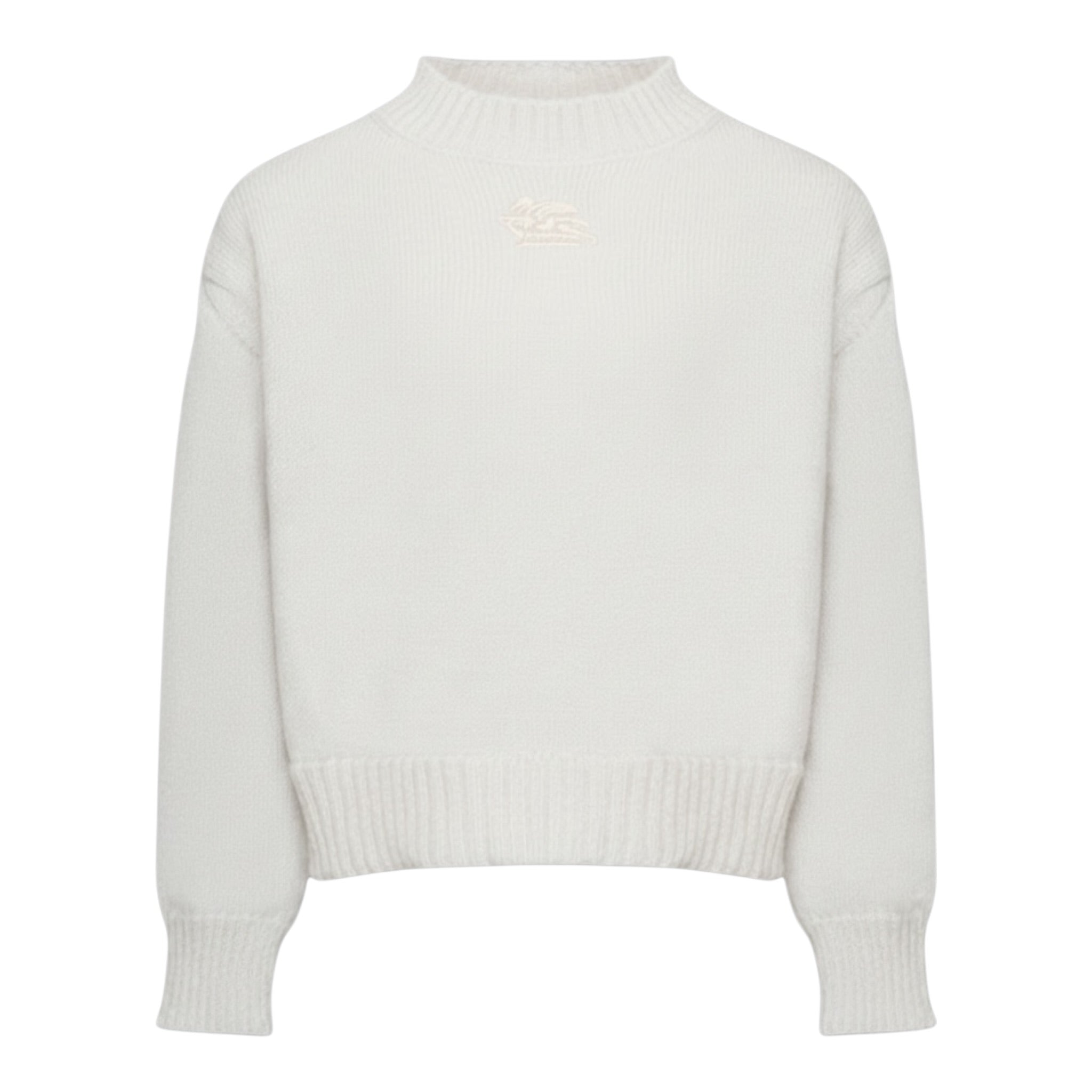 Etro Maglia tinta unita Mezzo Collo Panna per Bambino GX9A00W0023 PANNA ETRO 