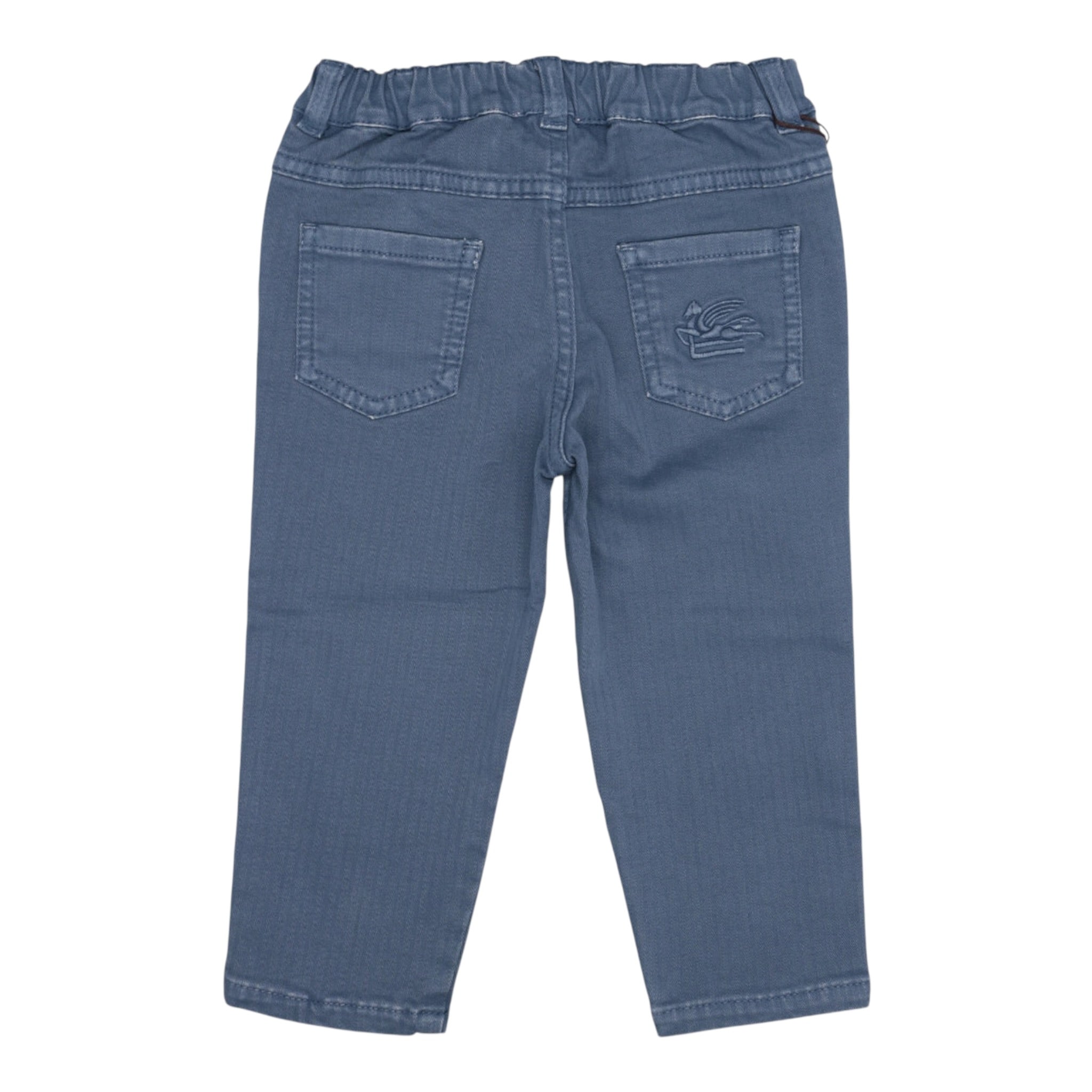 Etro Pantalone Tinta Unit con Elastico In Vita Blu per Neonato V6500G BLU ETRO 