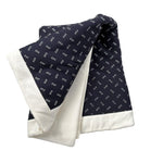 Fay Coperta tinta unita Logata Blu per Neonato 5R0500 BLU FAY 