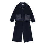 Il Gufo Completo 2 Pezzi Felpa-Pantalone Tint Unita Blu per Bambina A25GDF0016M0108J BLU IL GUFO 