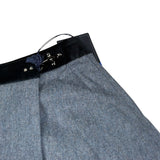 Fay Gonna tinta unita con Bottone Blu per Bambina FV7A01 BLU FAY 