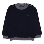 Fay Maglia tinta unita con Profili In Contrasto Blu per Neonato FV9530 BLU FAY 