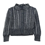 Fay Cardigan tinta unita Lurex Blu per Bambina FV9A20 BLU FAY 