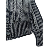 Fay Cardigan tinta unita Lurex Blu per Bambina FV9A20 BLU FAY 
