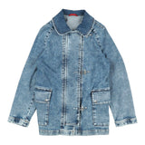 Fay Cappotto In Denim tinta unita Azzurro per Bambino FW2Q37 AZZURRO FAY 