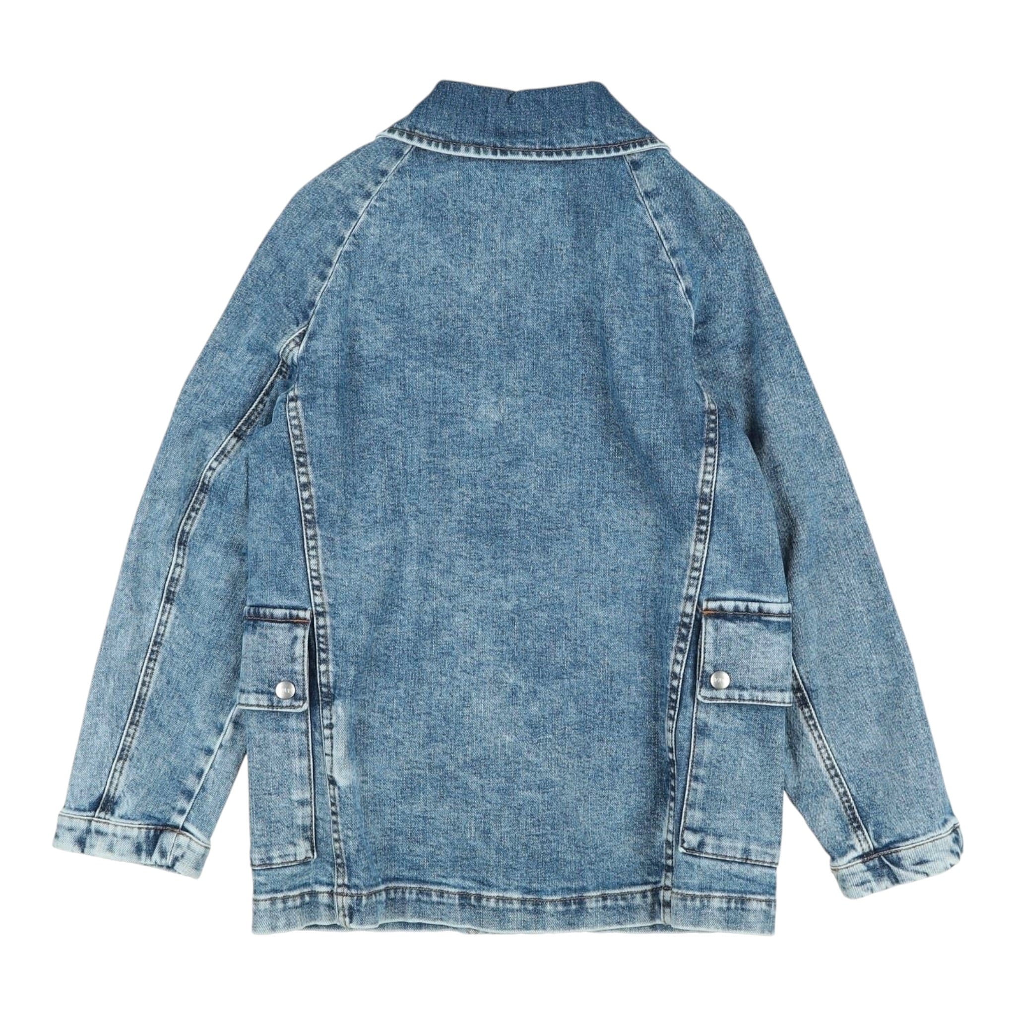 Fay Cappotto In Denim tinta unita Azzurro per Bambino FW2Q37 AZZURRO FAY 