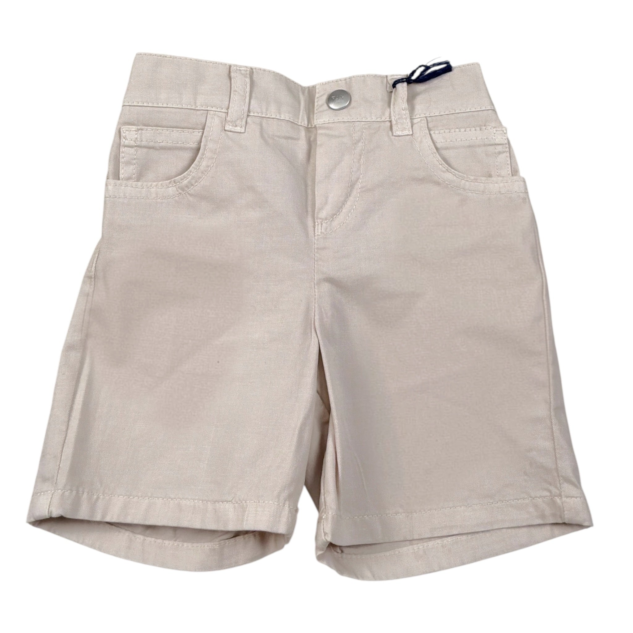 Fay Bermuda tinta unita con Elastico In Vita Beige per Neonato FW6559 BEIGE FAY 