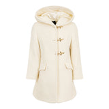 Fay Cappotto tinta unita con Cappuccio Panna per Bambino FX2A00E0226 PANNA FAY 