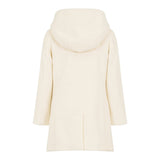 Fay Cappotto tinta unita con Cappuccio Panna per Bambino FX2A00E0226 PANNA FAY 
