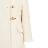 Fay Cappotto tinta unita con Cappuccio Panna per Bambino FX2A00E0226 PANNA FAY 