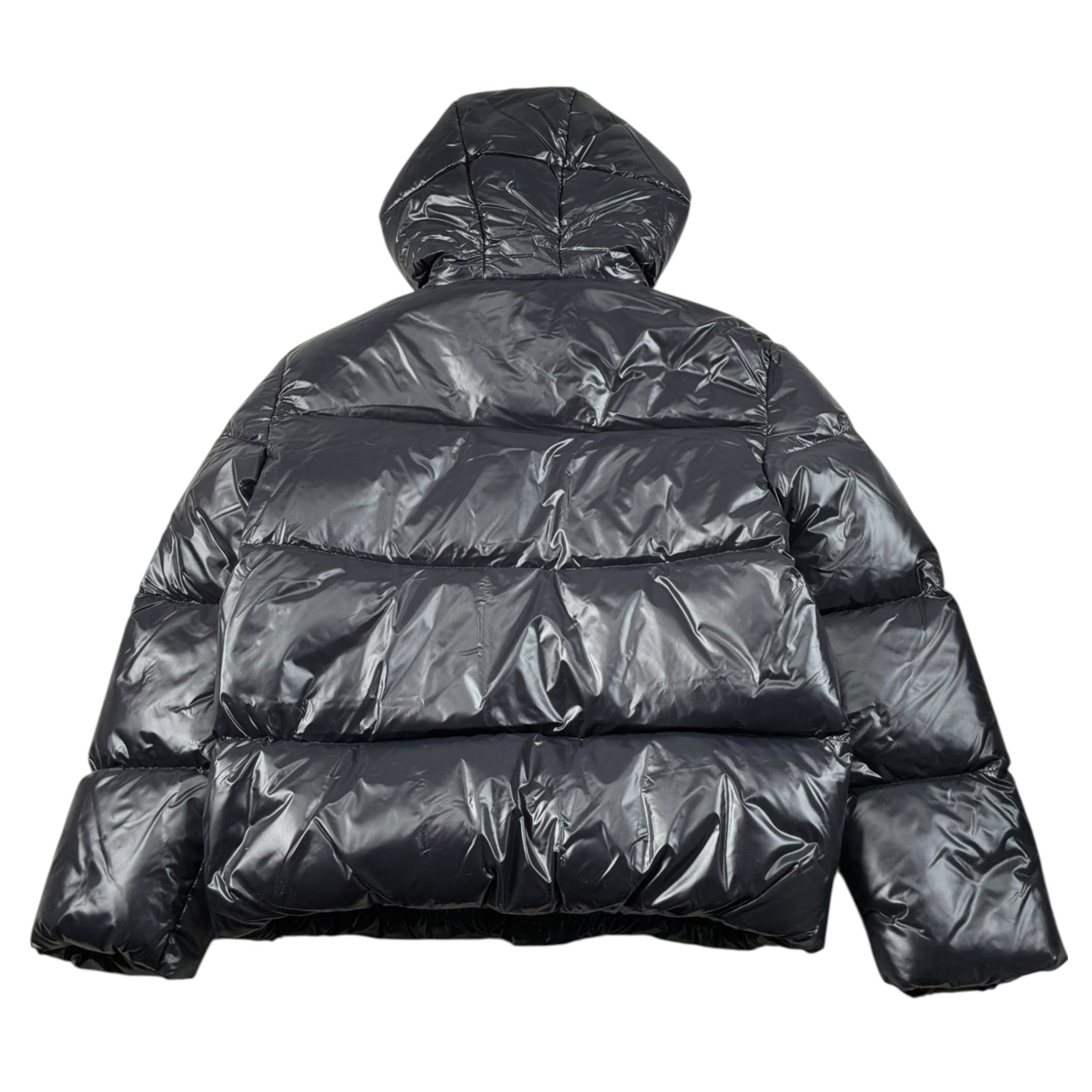 Fay Giubbino tinta unita con Cappuccio Nero per Bambino FX2A87 NERO FAY 