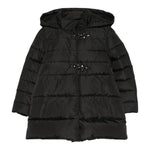 Fay Giubbino tinta unita con Cappuccio E Zip Nero per Bambino FX2B00N0397 NERO FAY 