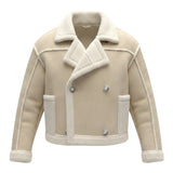 Fay Giubbino tinta unita Modello Montone Beige per Bambino FX2B77 BEIGE FAY 