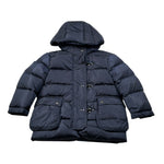 Fay Giubbino tinta unita con Cappuccio Blu per Bambino FX2P00 BLU FAY 
