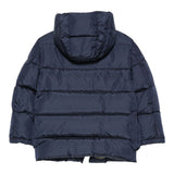 Fay Giubbino tinta unita con Zip E Cappuccio Blu per Bambino FX2P00N0118 BLU FAY 