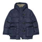 Fay Giubbino tinta unita con Cappuccio Blu per Bambino FX2P00X BLU FAY 