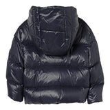 Fay Giubbino tinta unita con Zip E Cappuccio Blu per Bambino FX2P57 BLU FAY 