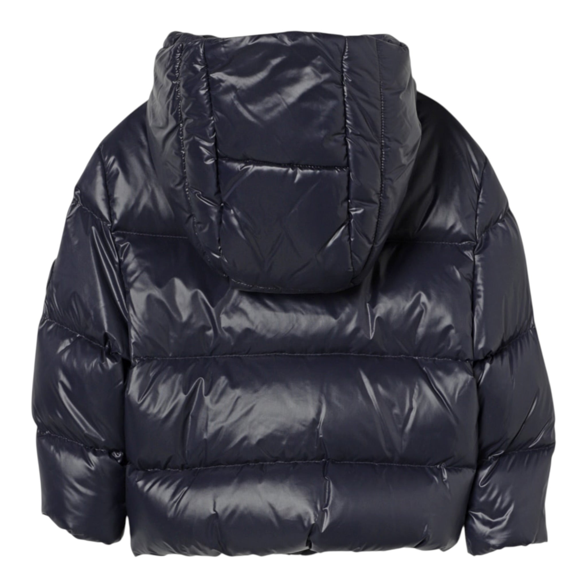 Fay Giubbino tinta unita con Zip E Cappuccio Blu per Bambino FX2P57 BLU FAY 