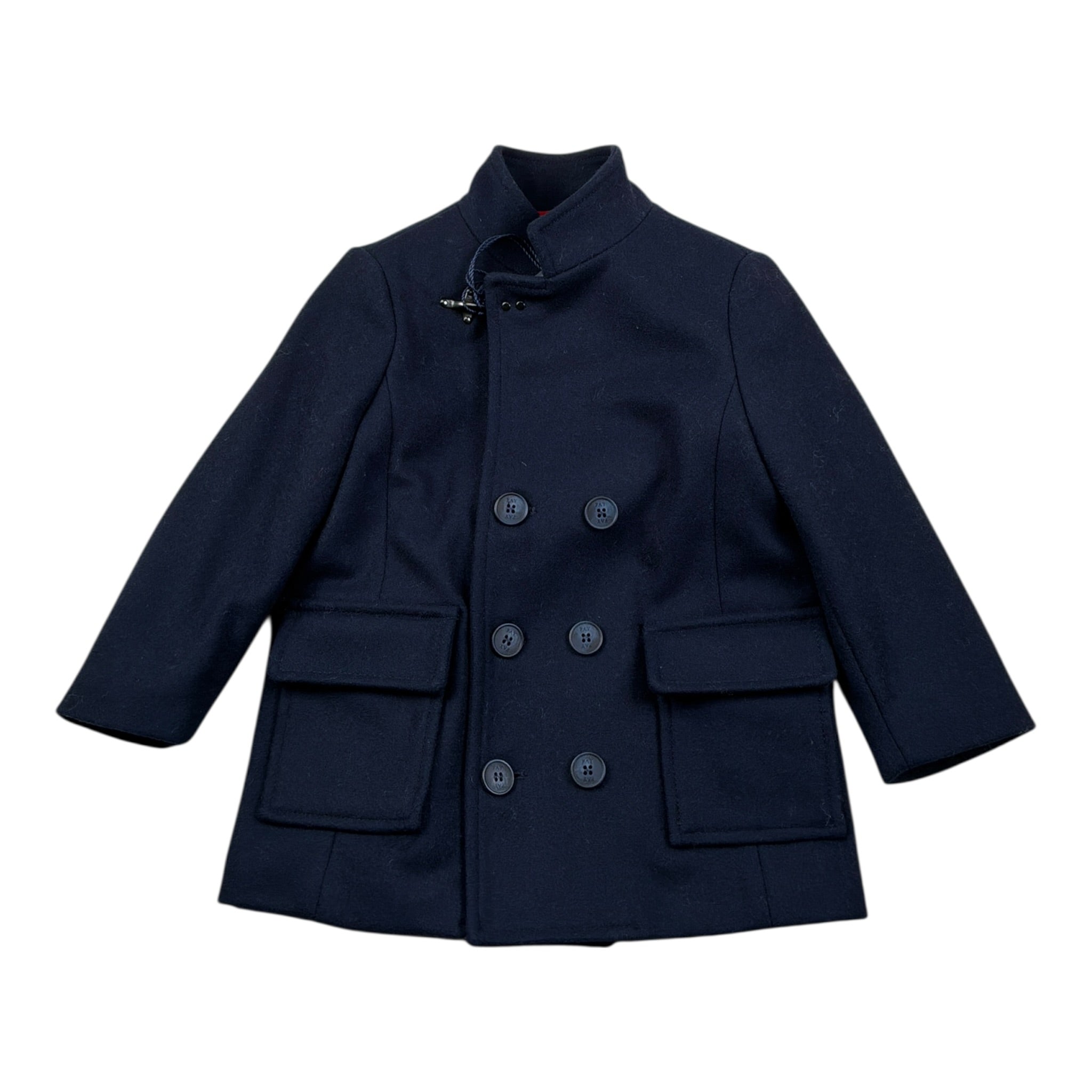 Fay Cappotto tinta unita con Colletto Blu per Neonato FX2P97E0051 BLU FAY 