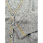 Fay Cardigan tinta unita con Profili In Contrasto Beige per Bambina FX9A10 BEIGE FAY 
