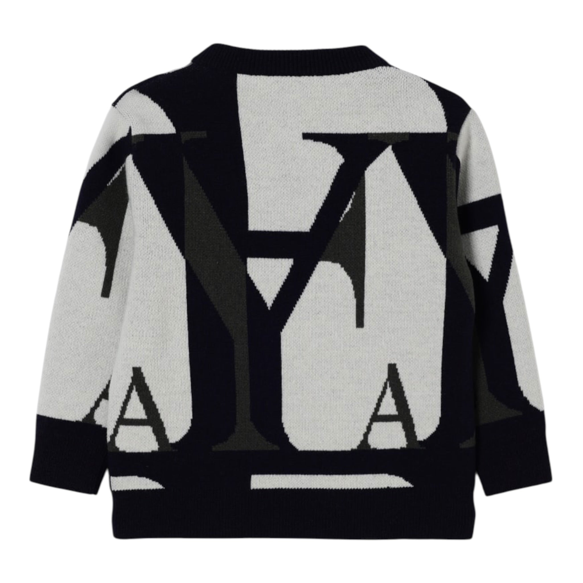 Fay Maglia Girocollo tinta unita con Logo Blu per Neonato FX9P50XN BLU FAY 